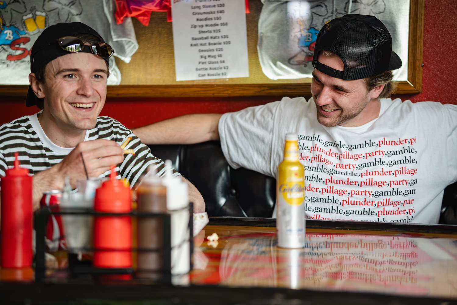 The atmosphere inside Sal’s Bar and Grill